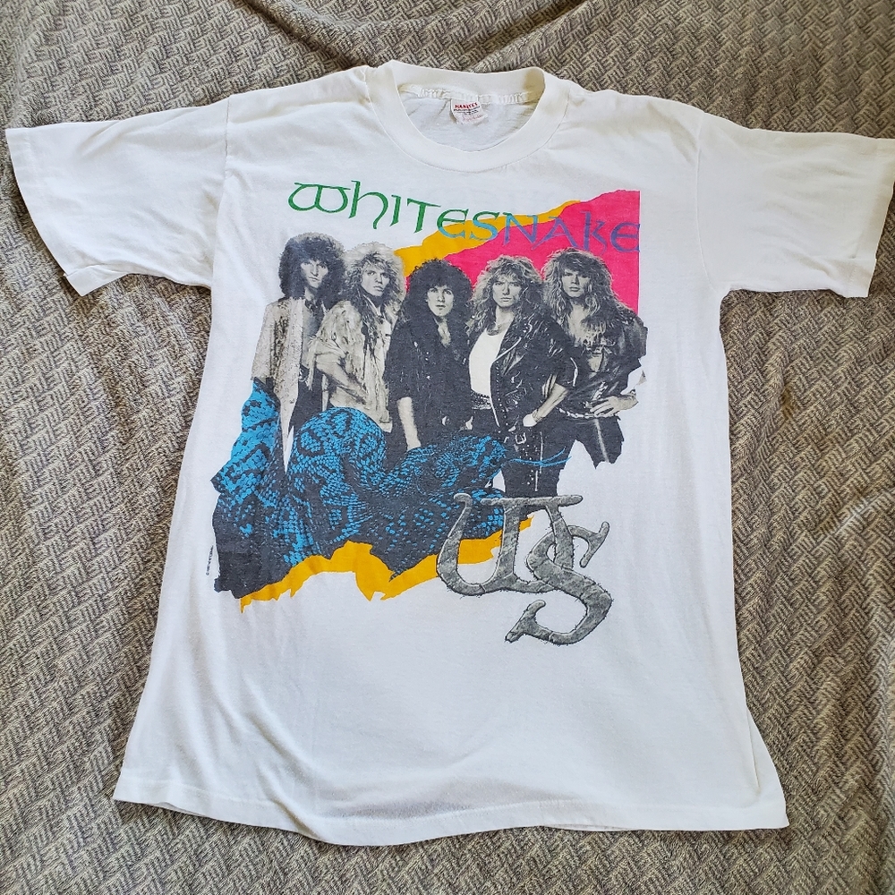 Whitesnake North American Tour Vtg 1987-88 T-Shirt, Sz L/XL